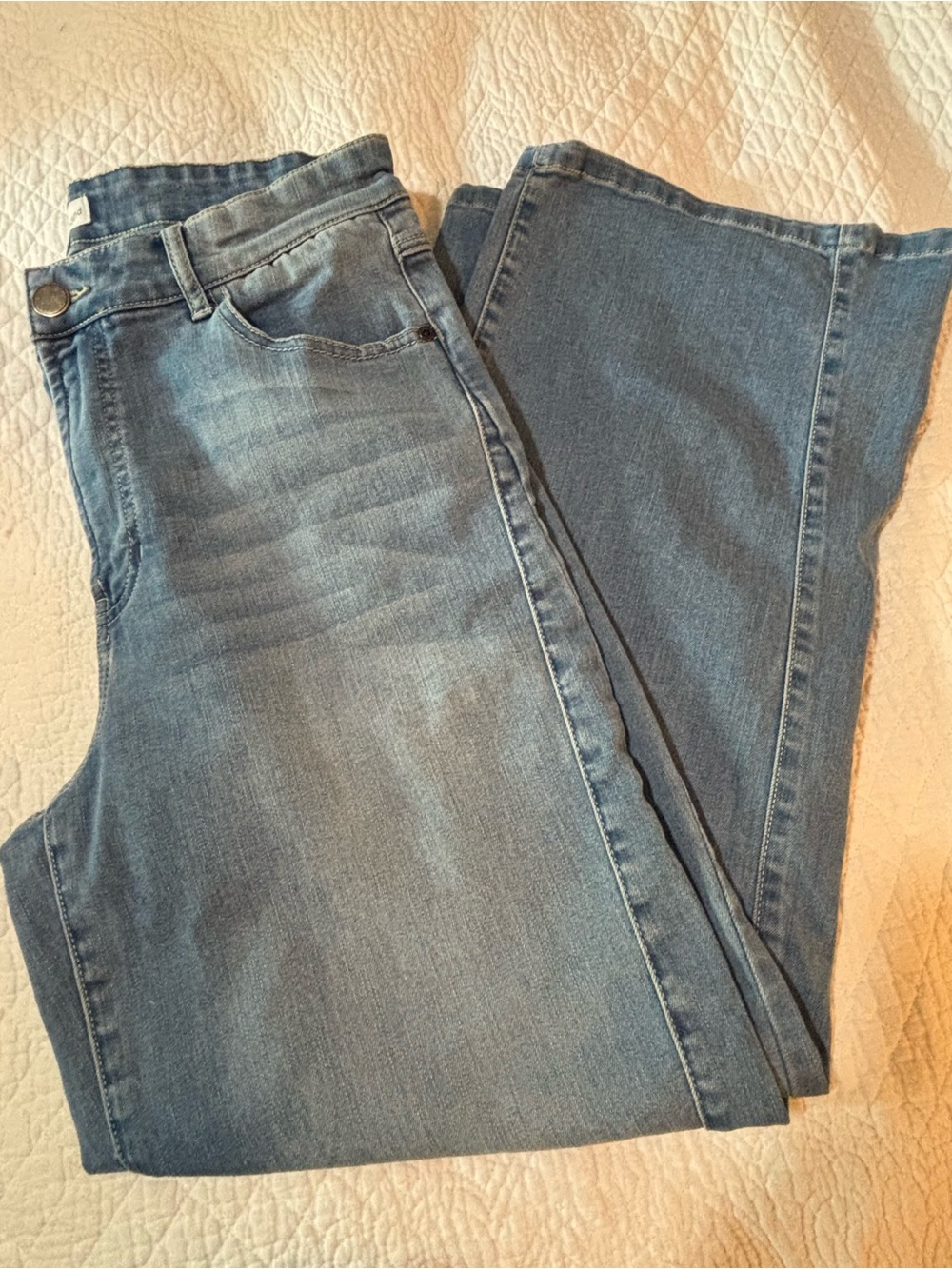 Westbound Light Blue High-Rise Wide Leg Jeans